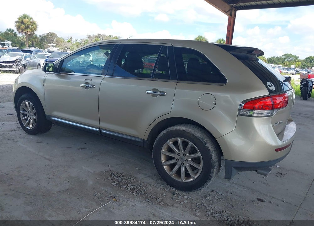 2011 LINCOLN MKX VIN: 2LMDJ6JK5BBJ26664