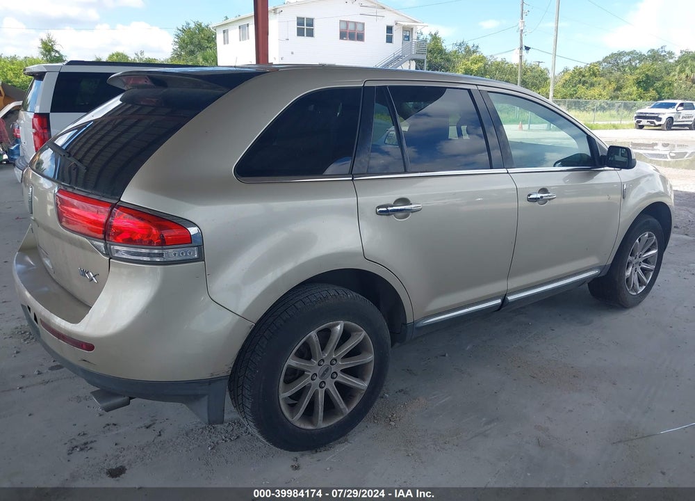 2011 LINCOLN MKX VIN: 2LMDJ6JK5BBJ26664