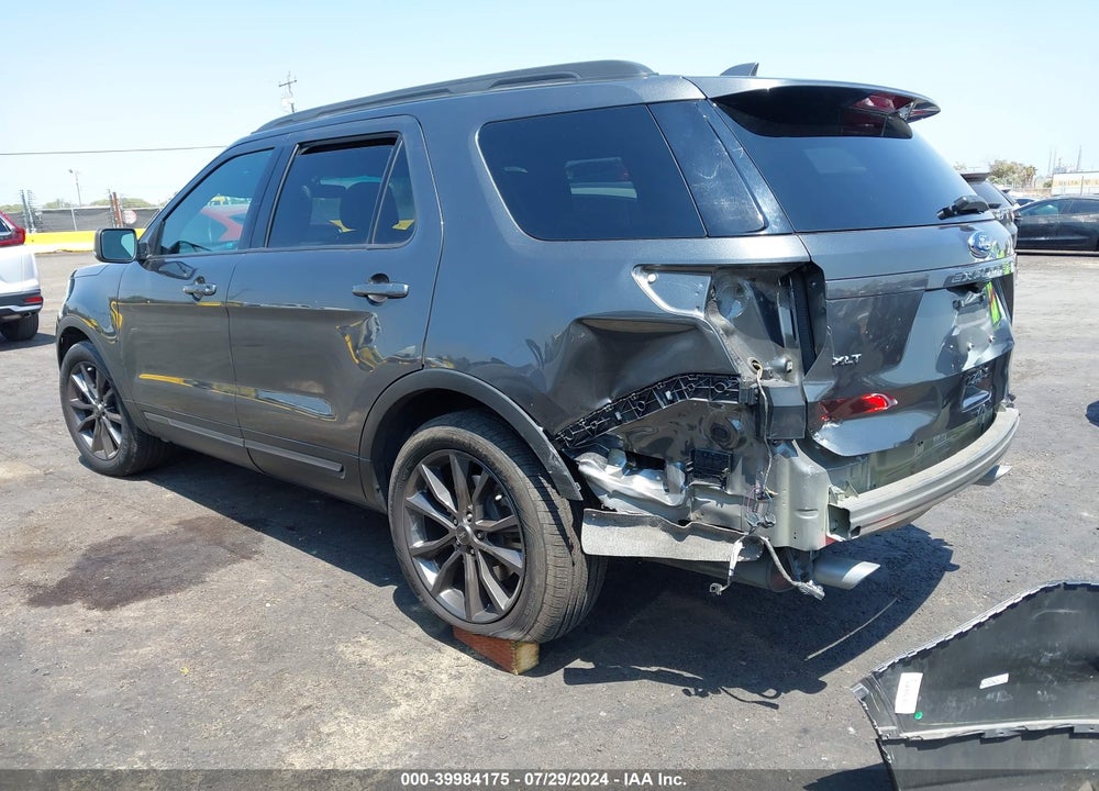 2017 FORD EXPLORER XLT VIN: 1FM5K7D81HGA03965