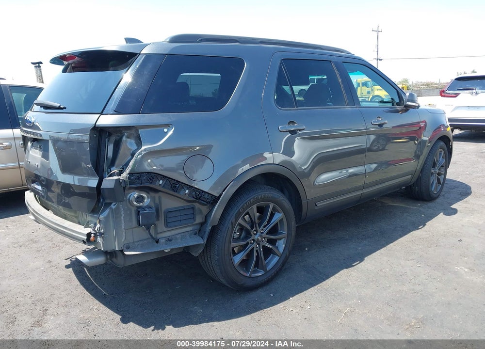 2017 FORD EXPLORER XLT VIN: 1FM5K7D81HGA03965