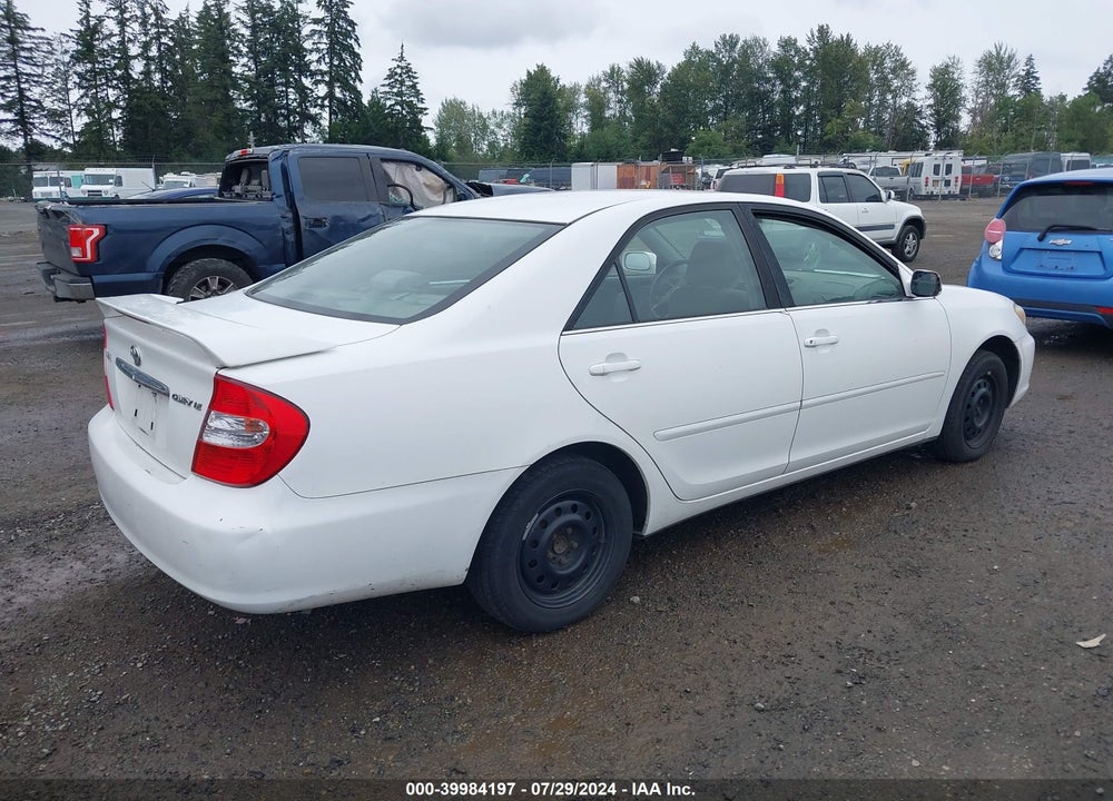 2003 TOYOTA CAMRY LE VIN: JTDBE32K830182884