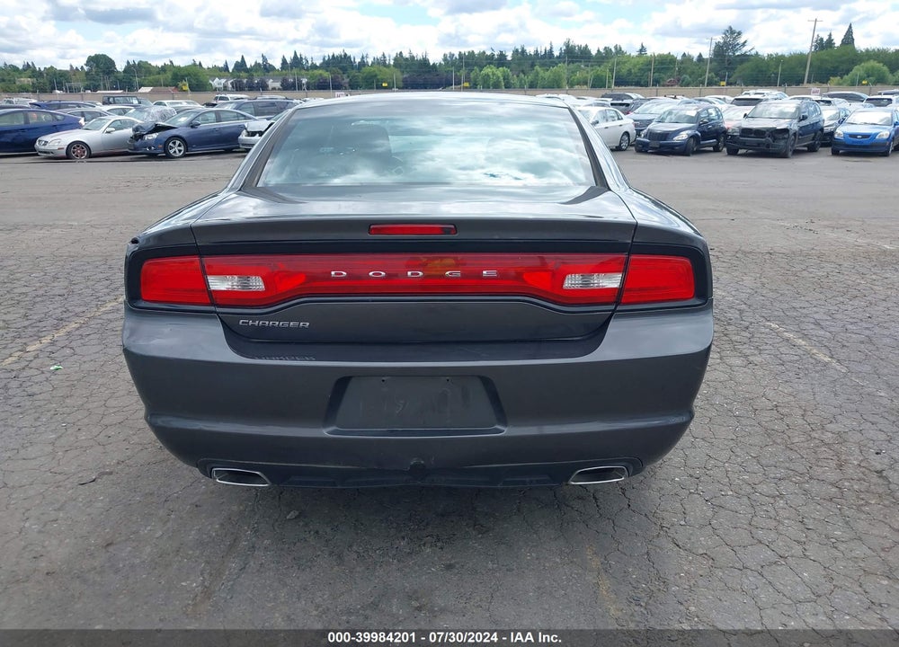 2013 DODGE CHARGER SE VIN: 2C3CDXBG5DH639534