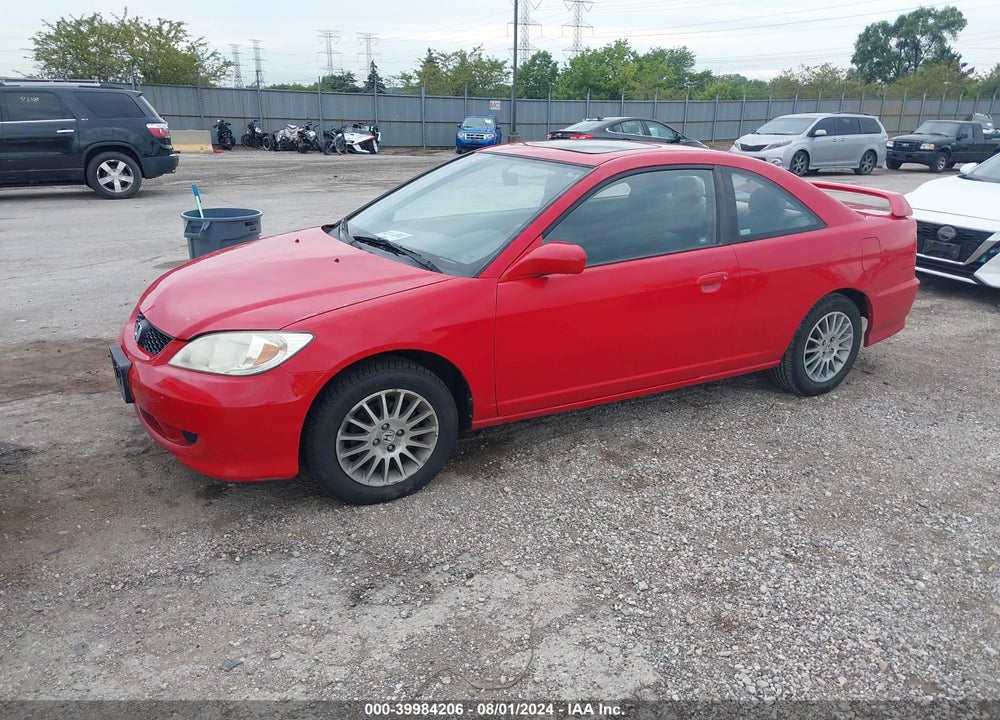 2005 HONDA CIVIC EX VIN: 1HGEM22945L026626
