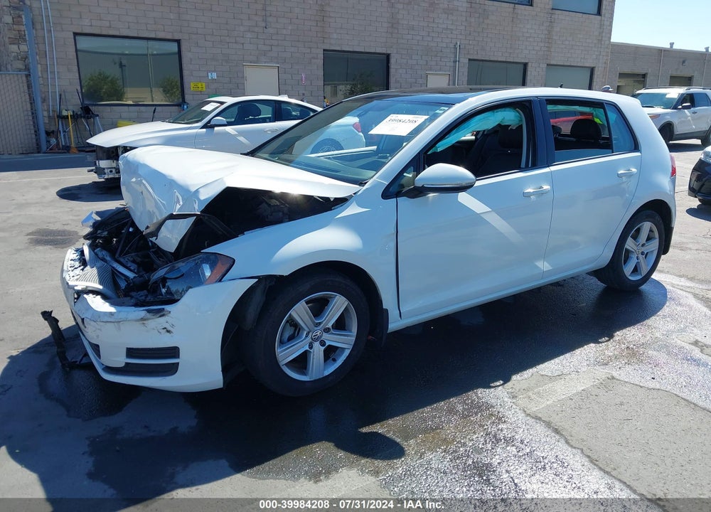 2017 VOLKSWAGEN GOLF TSI S 4-DOOR/TSI SE 4-DOOR/TSI SEL 4-DOOR/TSI WOLFSBURG EDITION 4-DOOR VIN: 3VW217AU3HM051174
