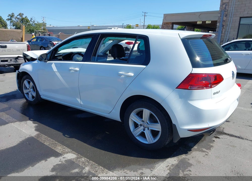 2017 VOLKSWAGEN GOLF TSI S 4-DOOR/TSI SE 4-DOOR/TSI SEL 4-DOOR/TSI WOLFSBURG EDITION 4-DOOR VIN: 3VW217AU3HM051174