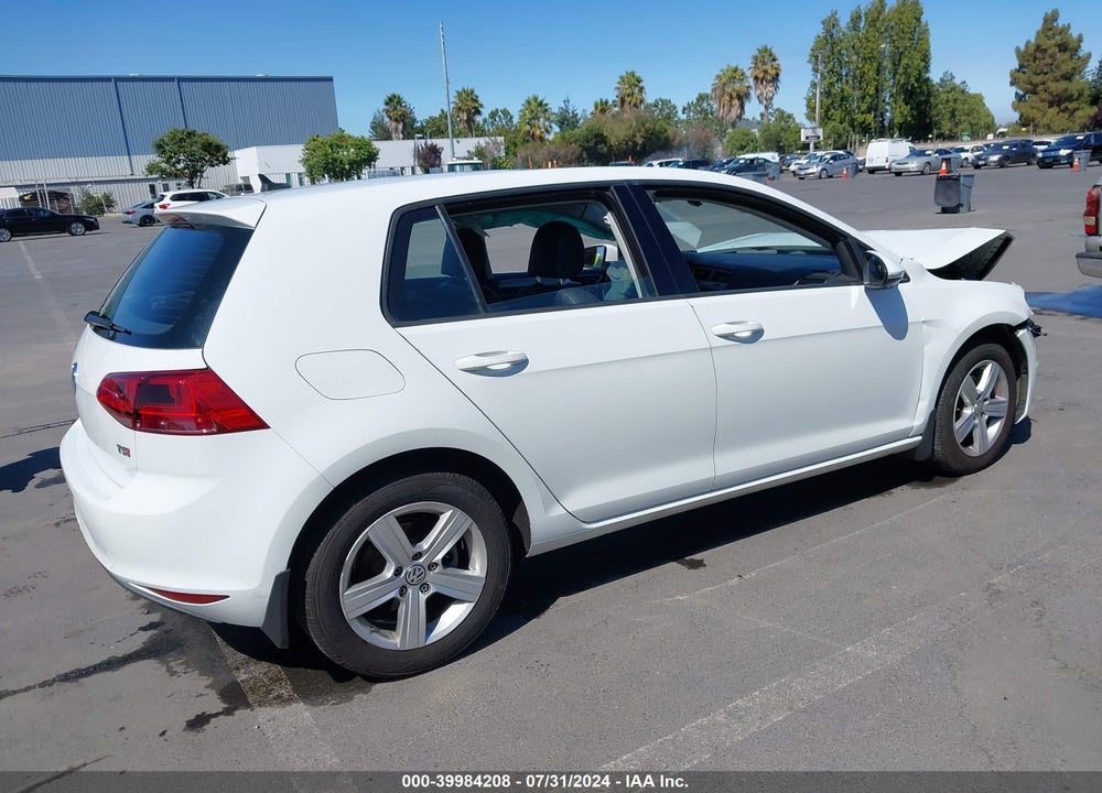 2017 VOLKSWAGEN GOLF TSI S 4-DOOR/TSI SE 4-DOOR/TSI SEL 4-DOOR/TSI WOLFSBURG EDITION 4-DOOR VIN: 3VW217AU3HM051174