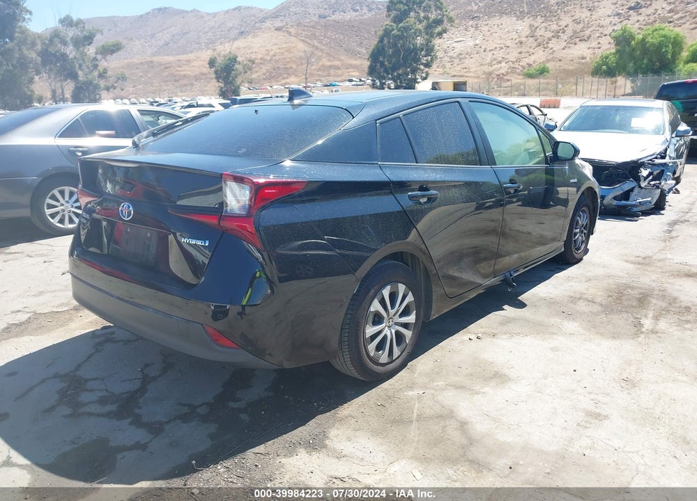 2020 TOYOTA PRIUS LE AWD-E VIN: JTDL9RFU1L3019788
