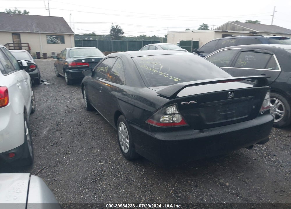 2004 HONDA CIVIC LX VIN: 1HGEM22554L083722