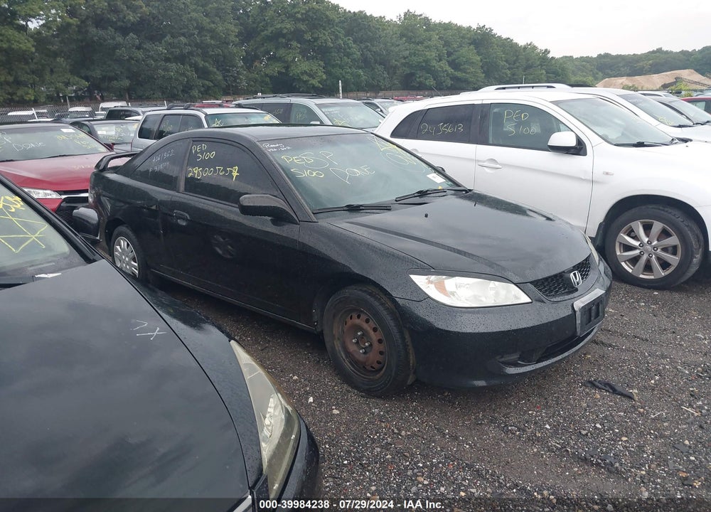 2004 HONDA CIVIC LX VIN: 1HGEM22554L083722
