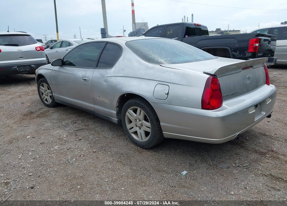 2006 CHEVROLET MONTE CARLO LT VIN: 2G1WK151469177993