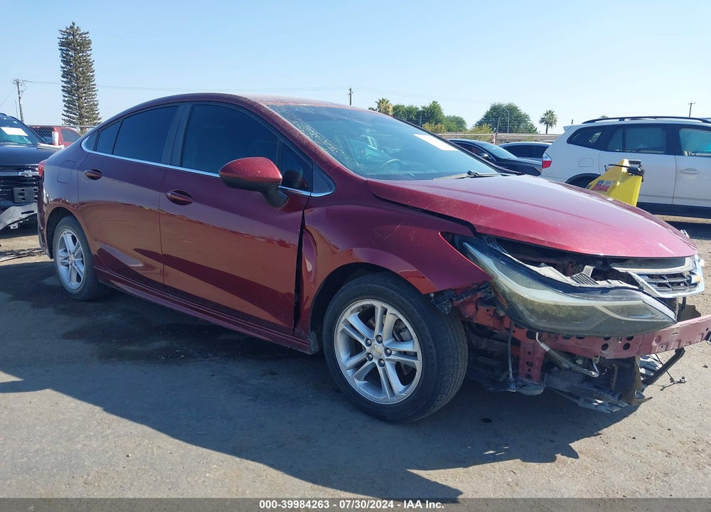 2016 CHEVROLET CRUZE LT AUTO VIN: 1G1BE5SM1G7304956