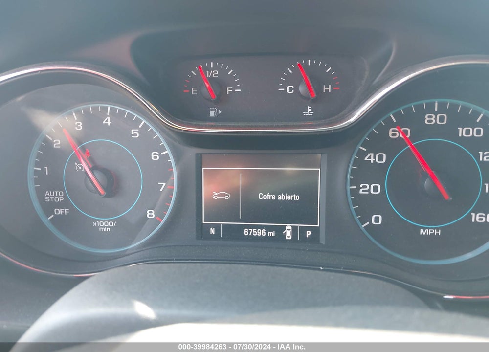 2016 CHEVROLET CRUZE LT AUTO VIN: 1G1BE5SM1G7304956