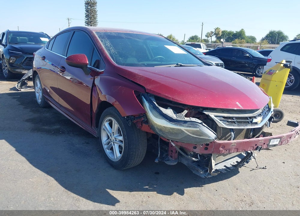 2016 CHEVROLET CRUZE LT AUTO VIN: 1G1BE5SM1G7304956
