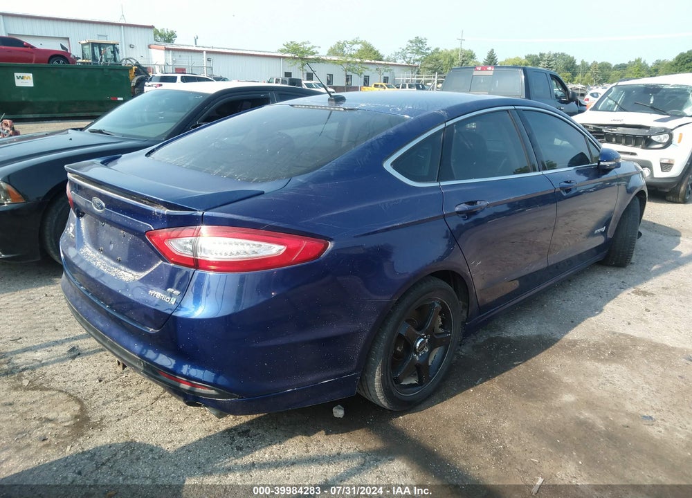 2013 FORD FUSION HYBRID SE VIN: 3FA6P0LU2DR222927