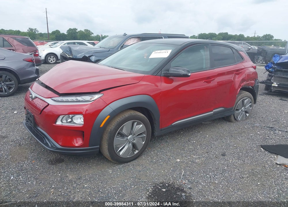 2021 HYUNDAI KONA ELECTRIC SEL VIN: KM8K23AG0MU124604