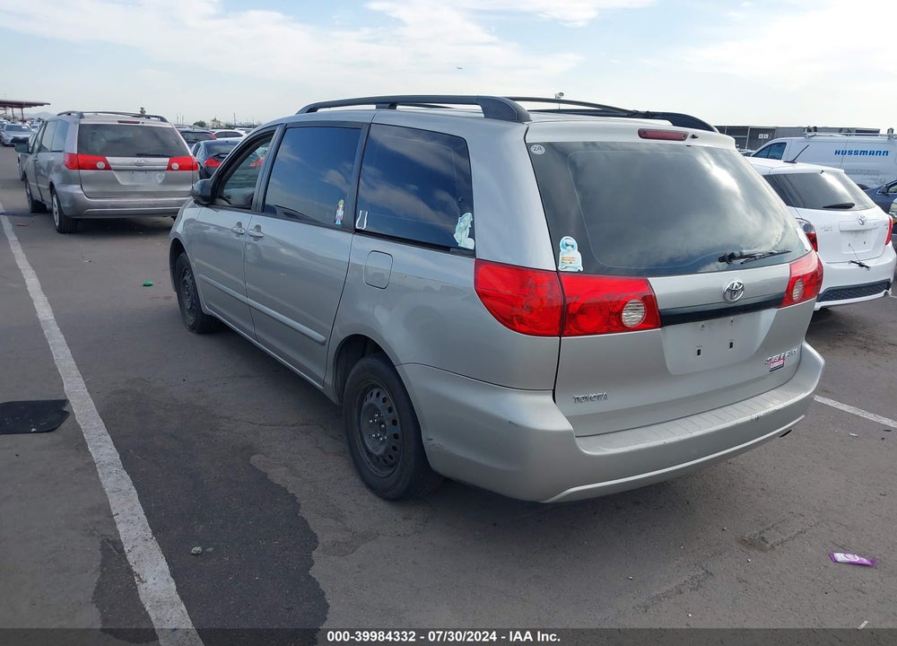 2007 TOYOTA SIENNA CE VIN: 5TDZK23C17S083965