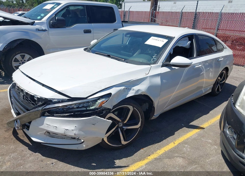 2019 HONDA ACCORD SPORT VIN: 1HGCV1F31KA107546