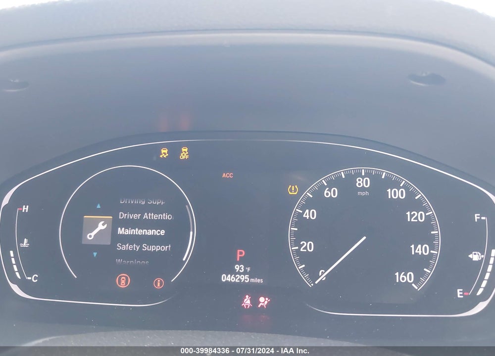 2019 HONDA ACCORD SPORT VIN: 1HGCV1F31KA107546