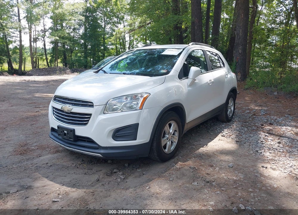 2016 CHEVROLET TRAX LT VIN: 3GNCJLSB3GL185322