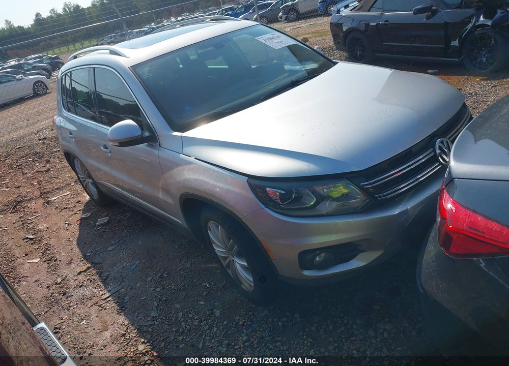 2016 VOLKSWAGEN TIGUAN SE VIN: WVGAV7AX5GW575742