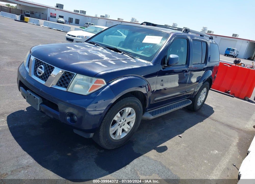 2007 NISSAN PATHFINDER LE VIN: 5N1AR18U37C617680