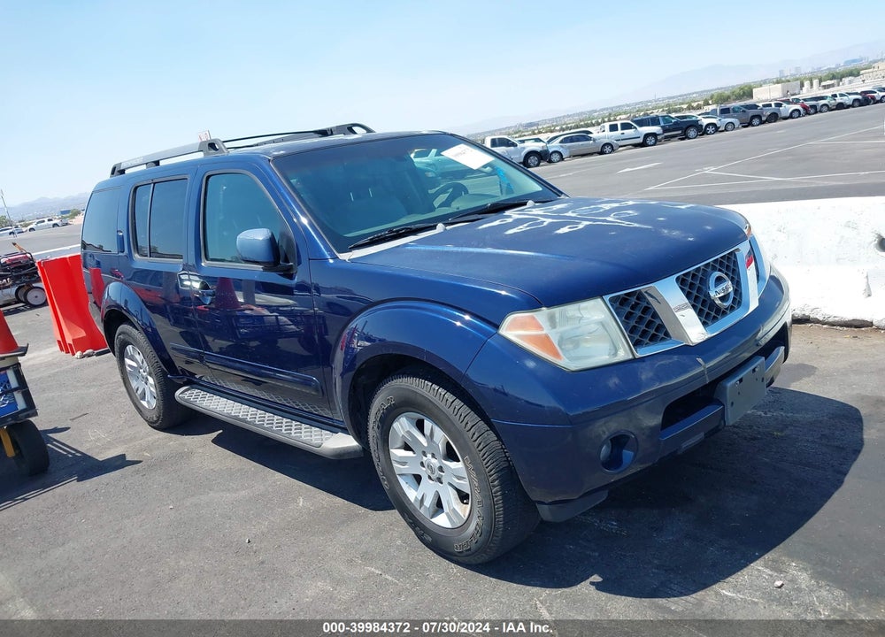 2007 NISSAN PATHFINDER LE VIN: 5N1AR18U37C617680