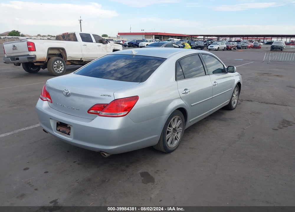 2007 TOYOTA AVALON LIMITED VIN: 4T1BK36BX7U170586