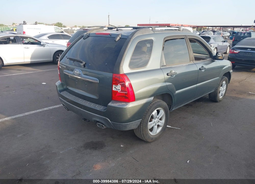 2010 KIA SPORTAGE LX VIN: KNDKG3A45A7668795