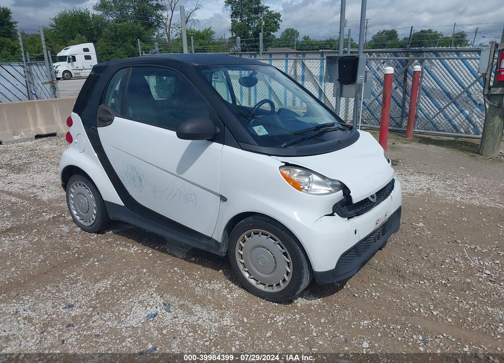 2013 SMART FORTWO PASSION/PURE VIN: WMEEJ3BAXDK616634