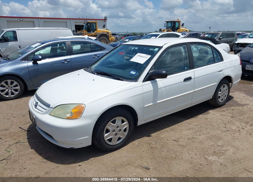 2003 HONDA CIVIC LX VIN: 2HGES16573H623447