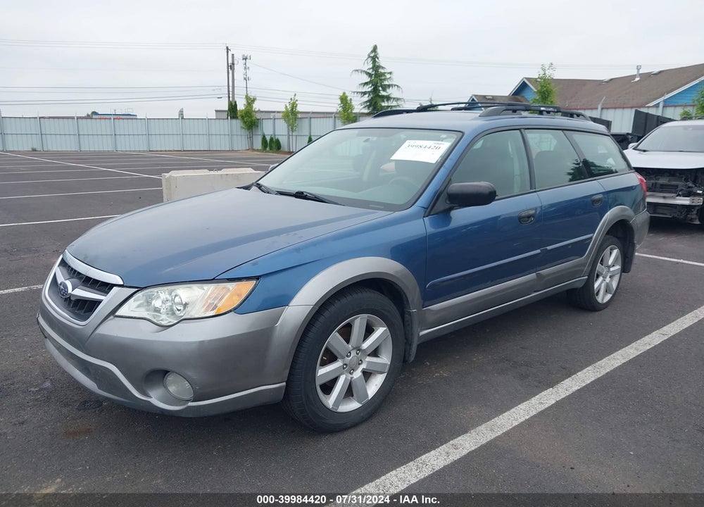 2009 SUBARU OUTBACK 2.5I VIN: 4S4BP61C997344359