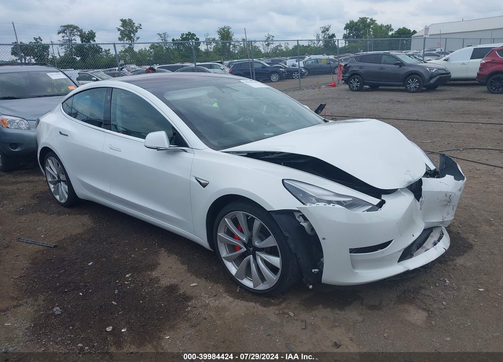 2019 TESLA MODEL 3 LONG RANGE/PERFORMANCE VIN: 5YJ3E1EB2KF214037