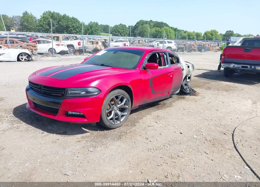 2015 DODGE CHARGER SXT VIN: 2C3CDXHG4FH916295