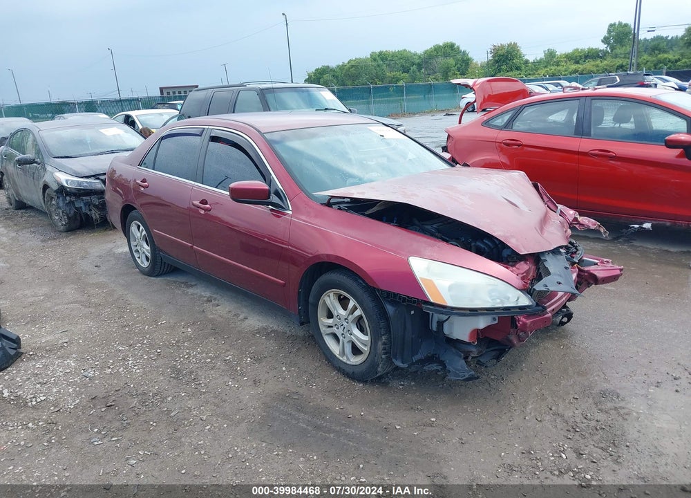 2006 HONDA ACCORD 2.4 SE VIN: 1HGCM56316A052497