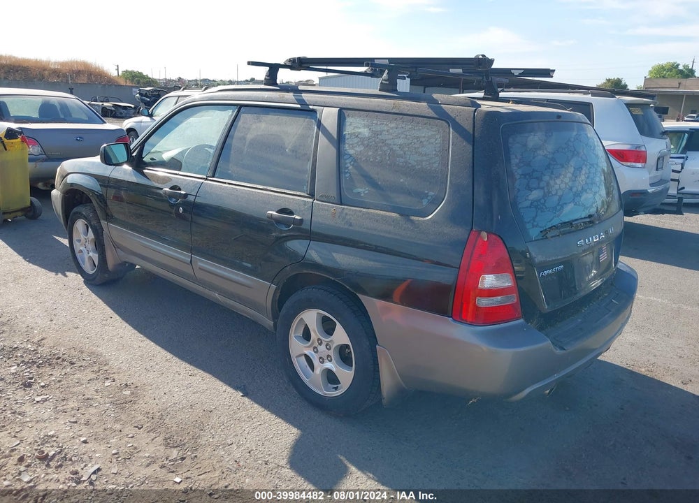 2003 SUBARU FORESTER XS VIN: JF1SG65633G722374