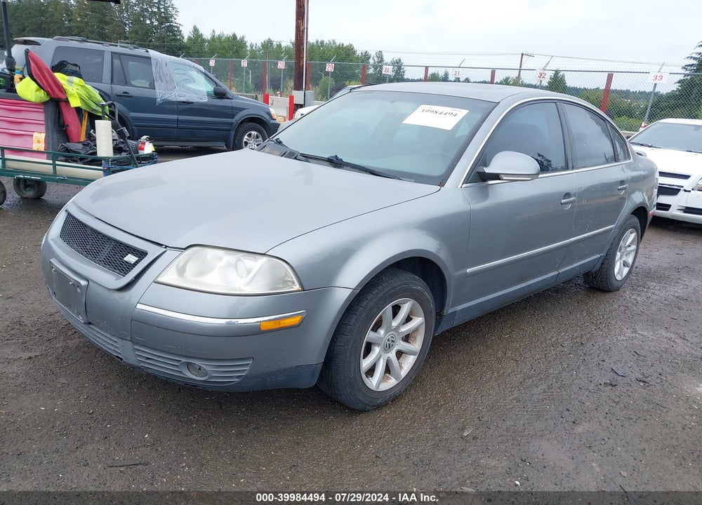 2004 VOLKSWAGEN PASSAT GLS TDI VIN: WVWPE63B14E317195