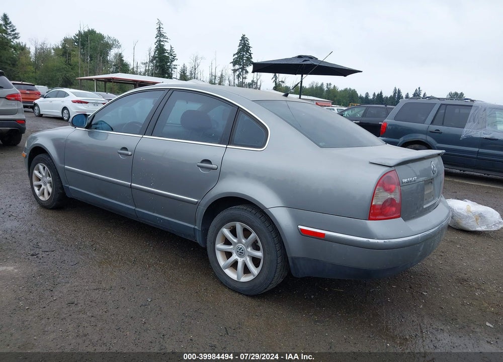 2004 VOLKSWAGEN PASSAT GLS TDI VIN: WVWPE63B14E317195