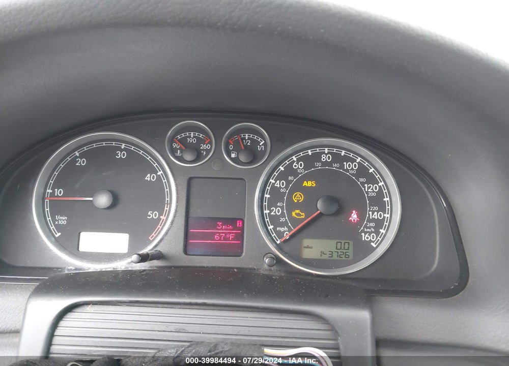 2004 VOLKSWAGEN PASSAT GLS TDI VIN: WVWPE63B14E317195