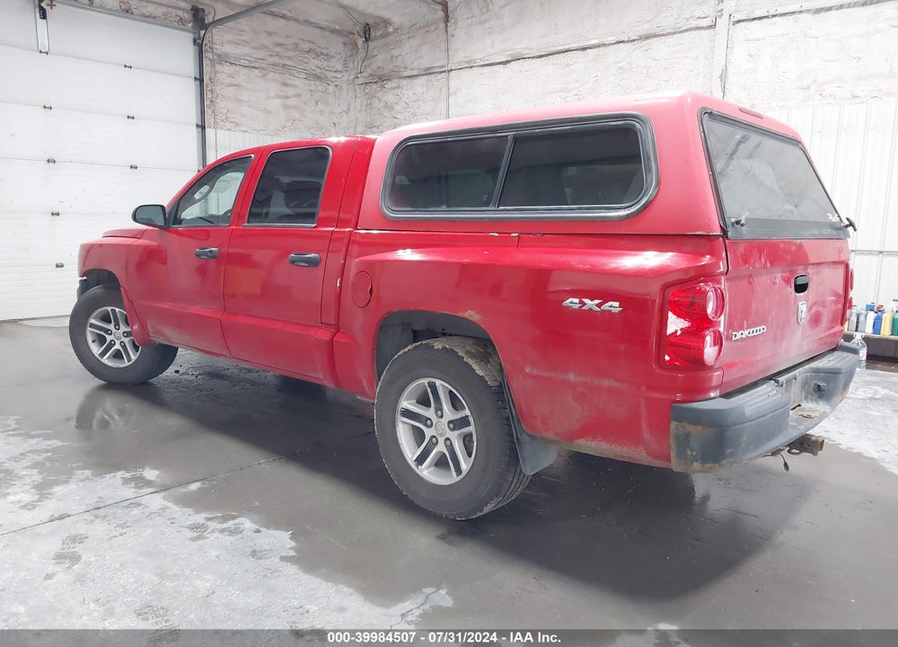 2008 DODGE DAKOTA SXT/BIGHORN/LONESTAR VIN: 1D7HW38KX8S590786