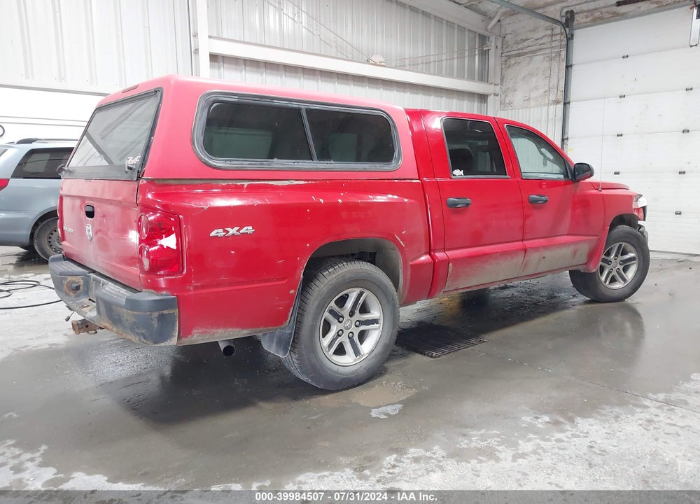 2008 DODGE DAKOTA SXT/BIGHORN/LONESTAR VIN: 1D7HW38KX8S590786