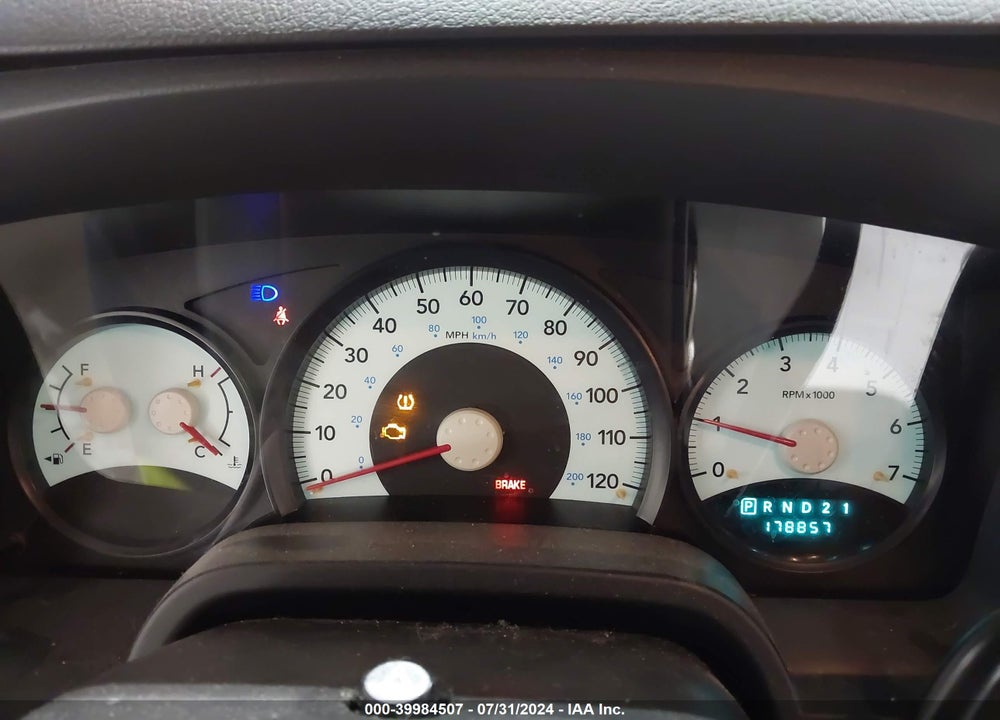 2008 DODGE DAKOTA SXT/BIGHORN/LONESTAR VIN: 1D7HW38KX8S590786