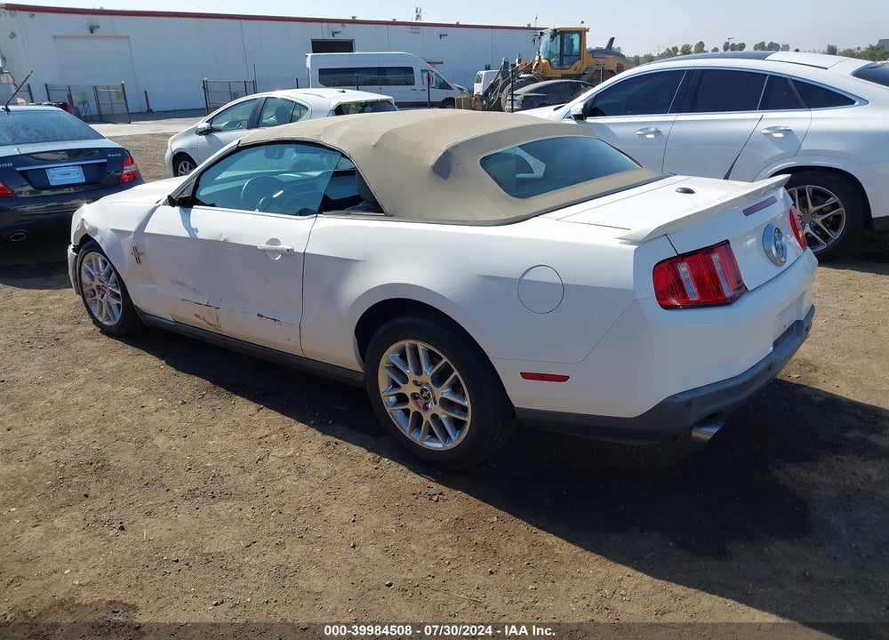 2012 FORD MUSTANG VIN: 1ZVBP8EM7C5201249