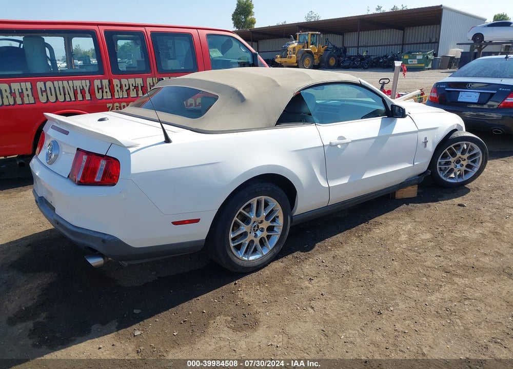 2012 FORD MUSTANG VIN: 1ZVBP8EM7C5201249