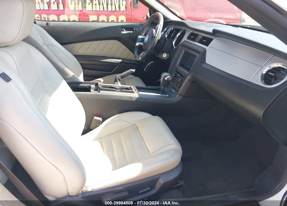 2012 FORD MUSTANG VIN: 1ZVBP8EM7C5201249