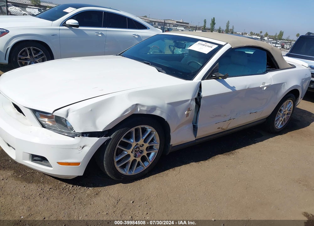 2012 FORD MUSTANG VIN: 1ZVBP8EM7C5201249