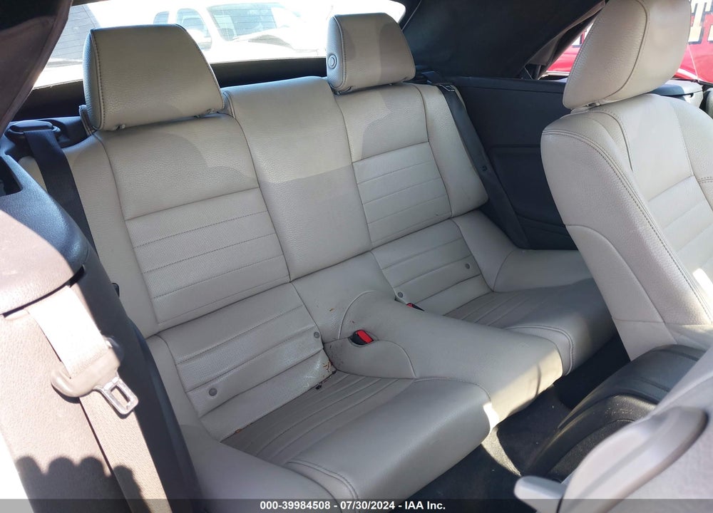 2012 FORD MUSTANG VIN: 1ZVBP8EM7C5201249