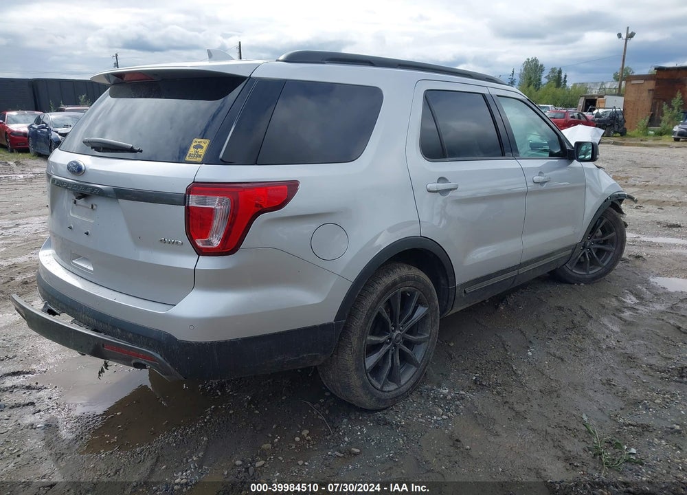 2017 FORD EXPLORER XLT VIN: 1FM5K8D89HGD43306