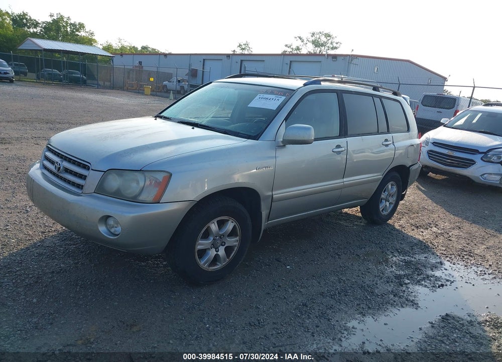 2003 TOYOTA HIGHLANDER LIMITED V6 VIN: JTEGF21A030111406