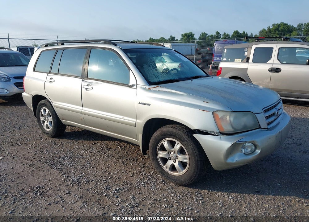 2003 TOYOTA HIGHLANDER LIMITED V6 VIN: JTEGF21A030111406