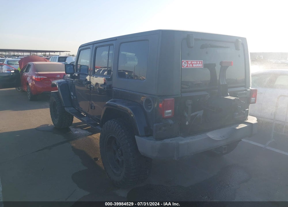 2007 JEEP WRANGLER UNLIMITED SAHARA VIN: 1J4GB59187L227652